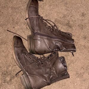 Womens Brown Leather Boots